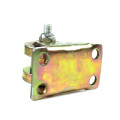 1.2 inch H type colorful steel pulley casters
